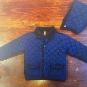 Kids Quilted Jacket - Blue